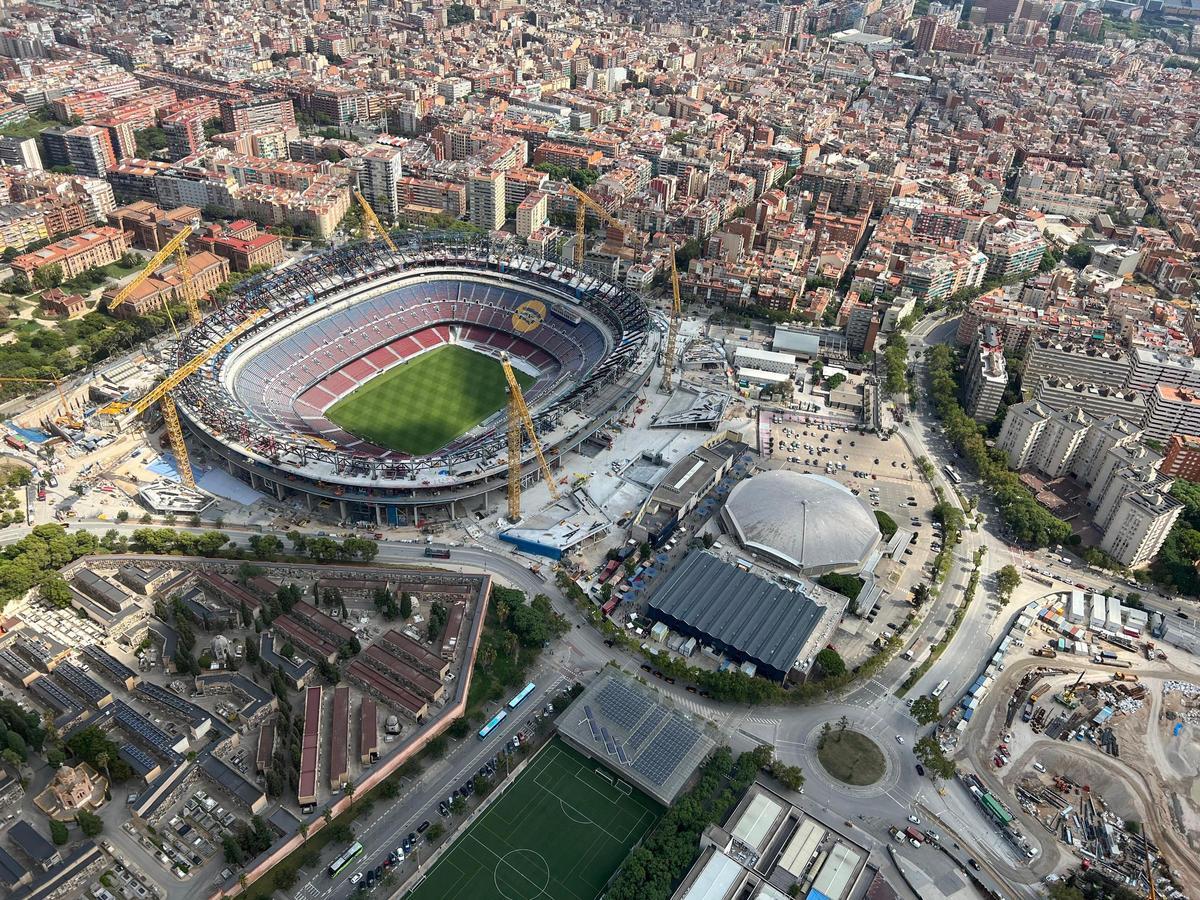 El Spotify Camp Nou sigue tomando forma entre la incertidumbre