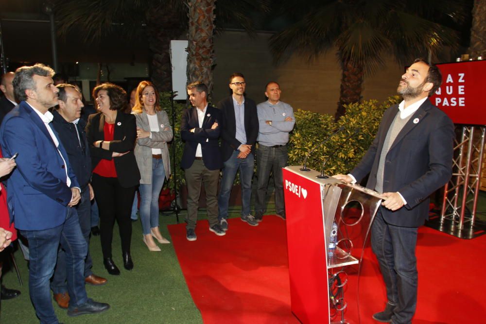 Acto del PSOE en el Muelle Uno