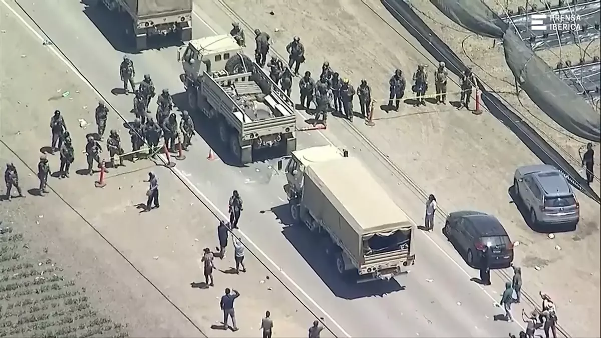 Violentos enfrentamientos en California entre activistas por los derechos de los migrantes y agentes federales