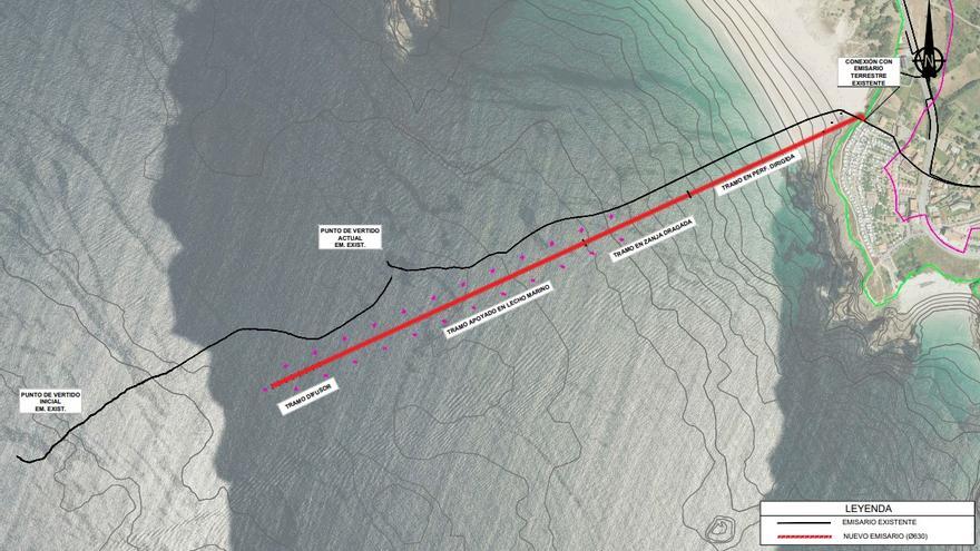 Acuaes licita las obras para sanear la orilla norte de la ría