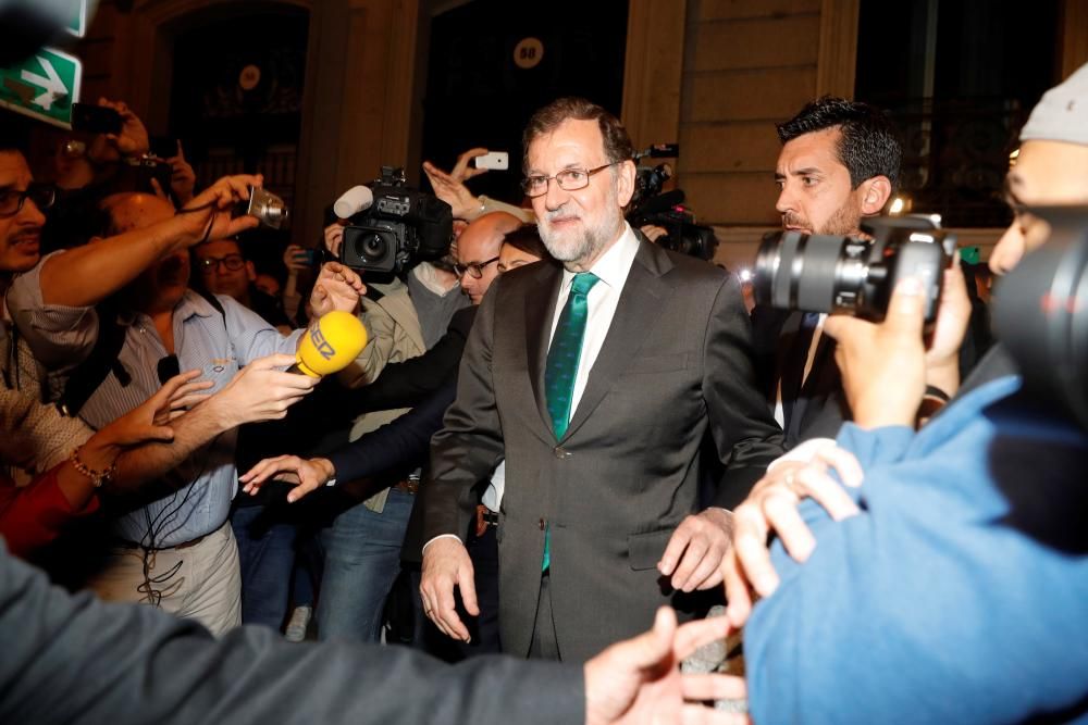 Rajoy, reunido siete horas en un restaurante