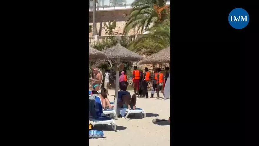27 migrantes interceptados en Cala Santanyí