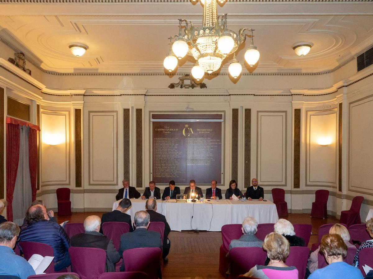 Imagen de la asamblea, este martes.