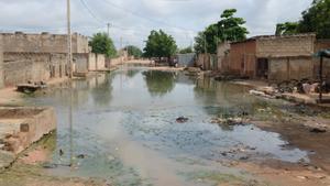 Archivo - Imagen de archivo de una localidad afectada por las fuertes lluvias en Maradi, en el centro de Níger