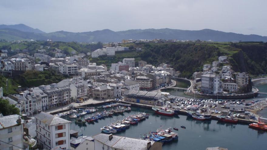 Vista panorámica de Luarca.