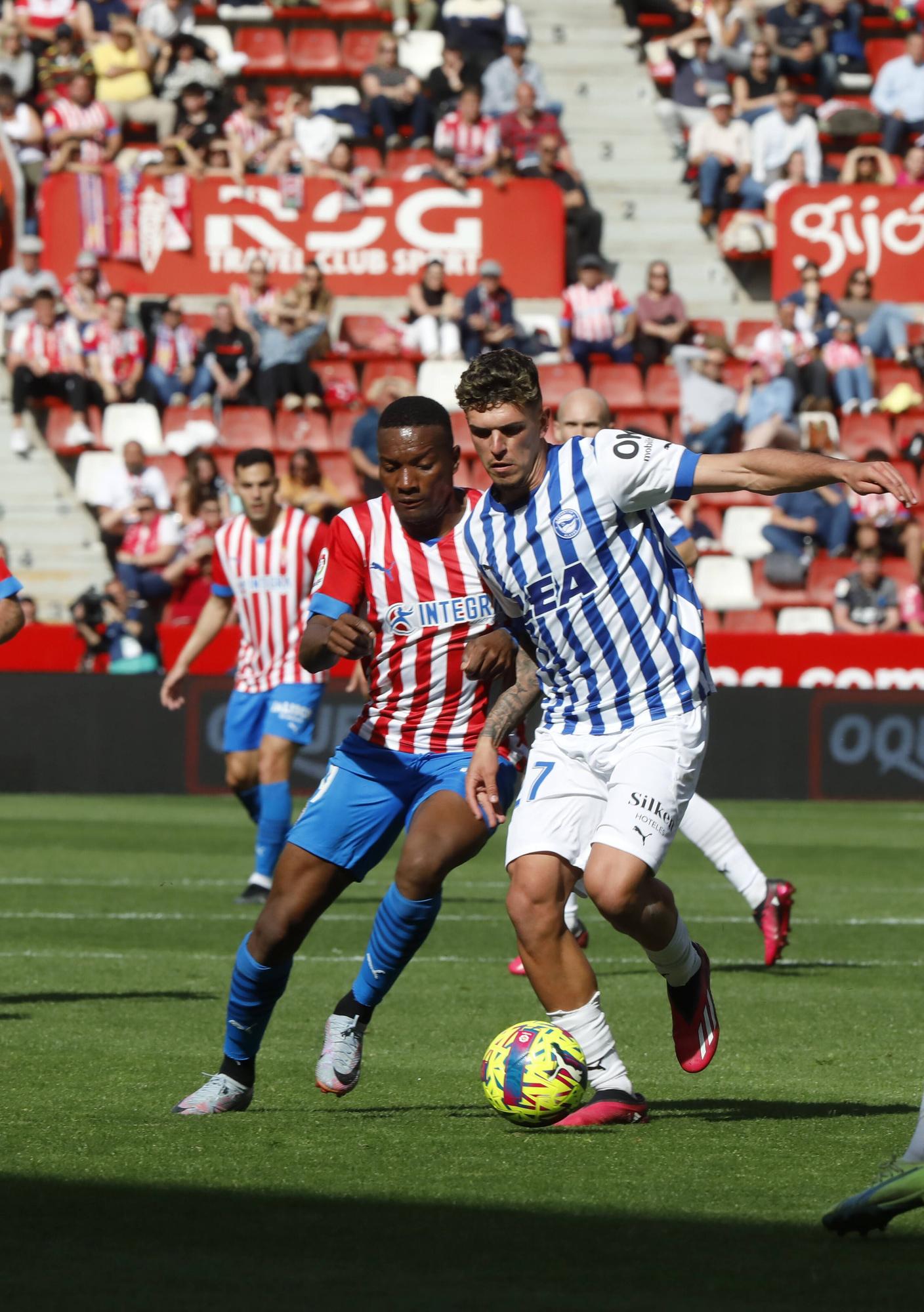 Así fue el encuentro entre el Sporting y el Alavés