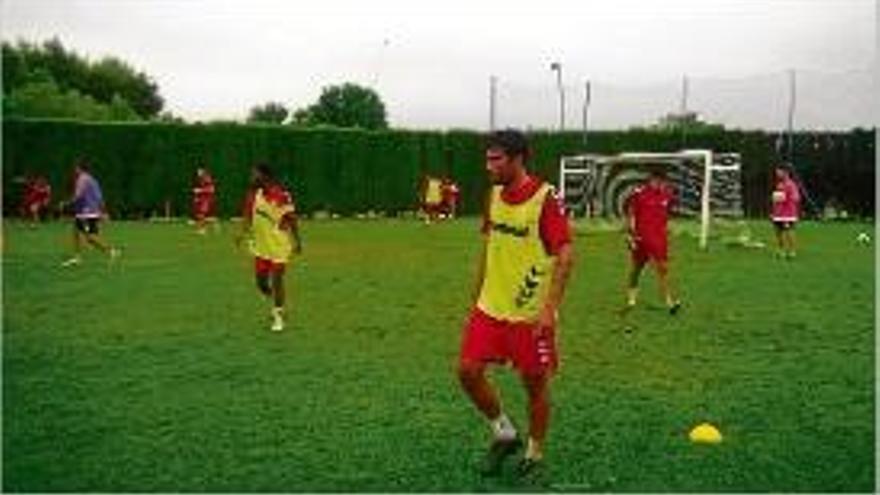 El Llagostera es va entrenar ahir al matí a Palafrugell.