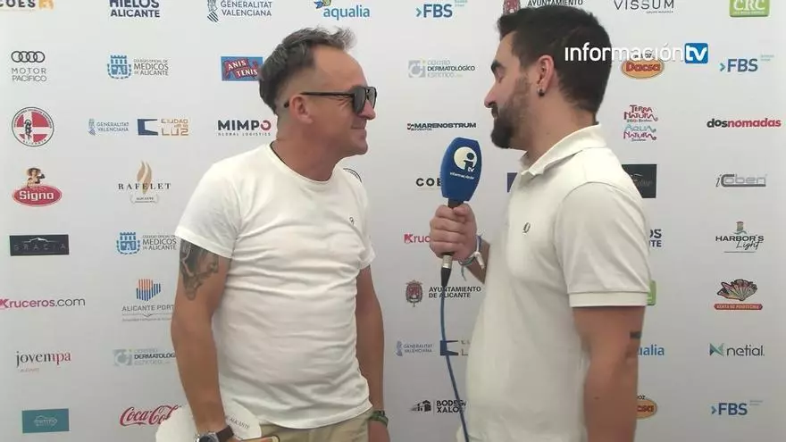 Fran Navarro visita el racó de InformaciónTV