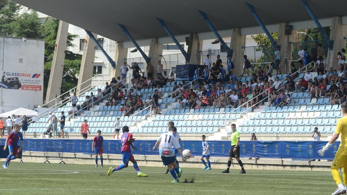 Un partido en el campo de fútbol Murta de la Football Motion Cup.