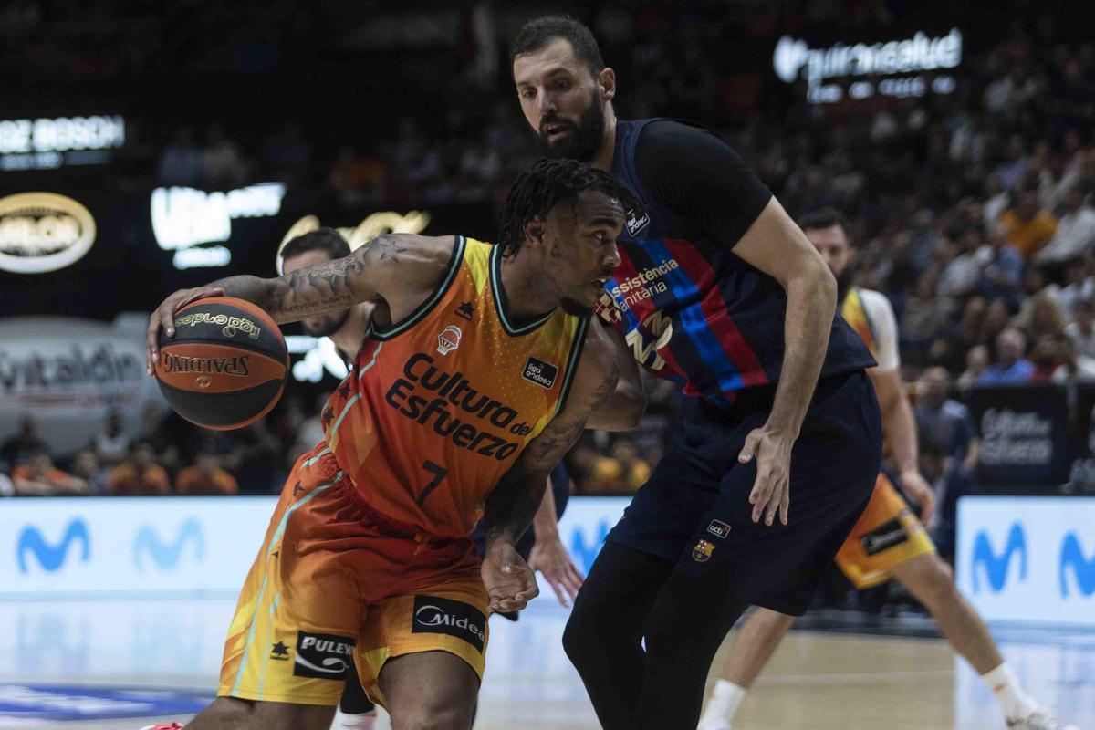 Partido Valencia Basket- F.C.Barcelona