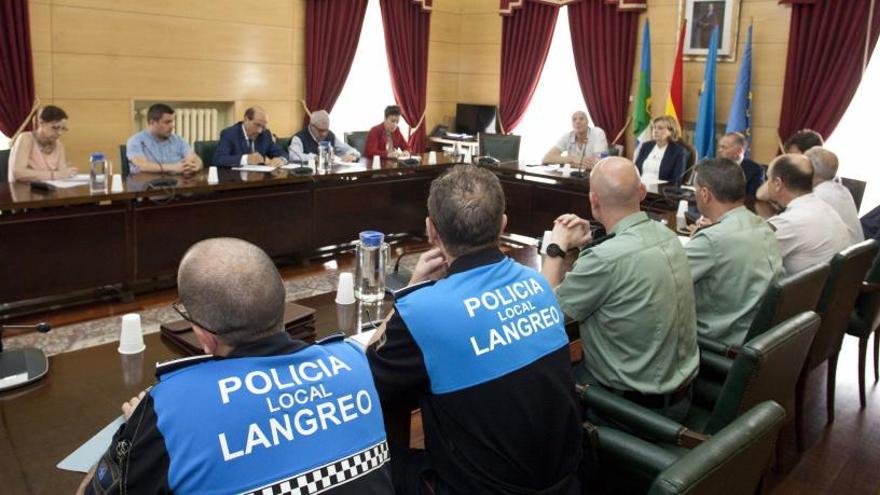 Reunión de la junta local de seguridad.