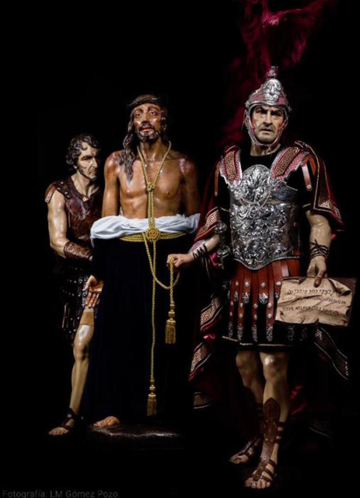 Presentación de las primeras imágenes del grupo escultórico del Santo Suplicio.