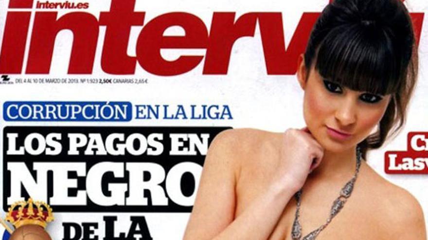 La portada de Eva en Interviú.