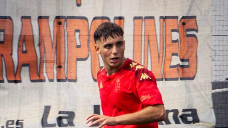 Javi Yanes, autor del segundo tanto del Real Unión.