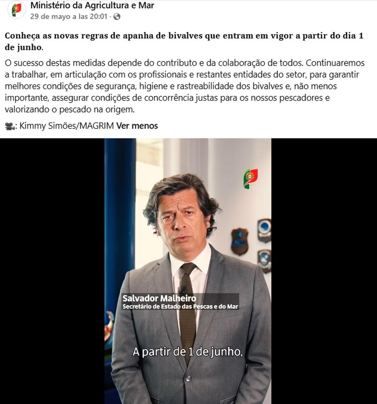 Malheiro explicando los cambios a la población.