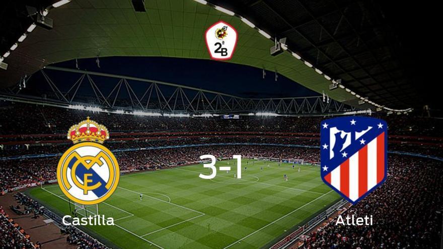 El RM Castilla consigue la victoria en casa frente al Atlético B (3-1)