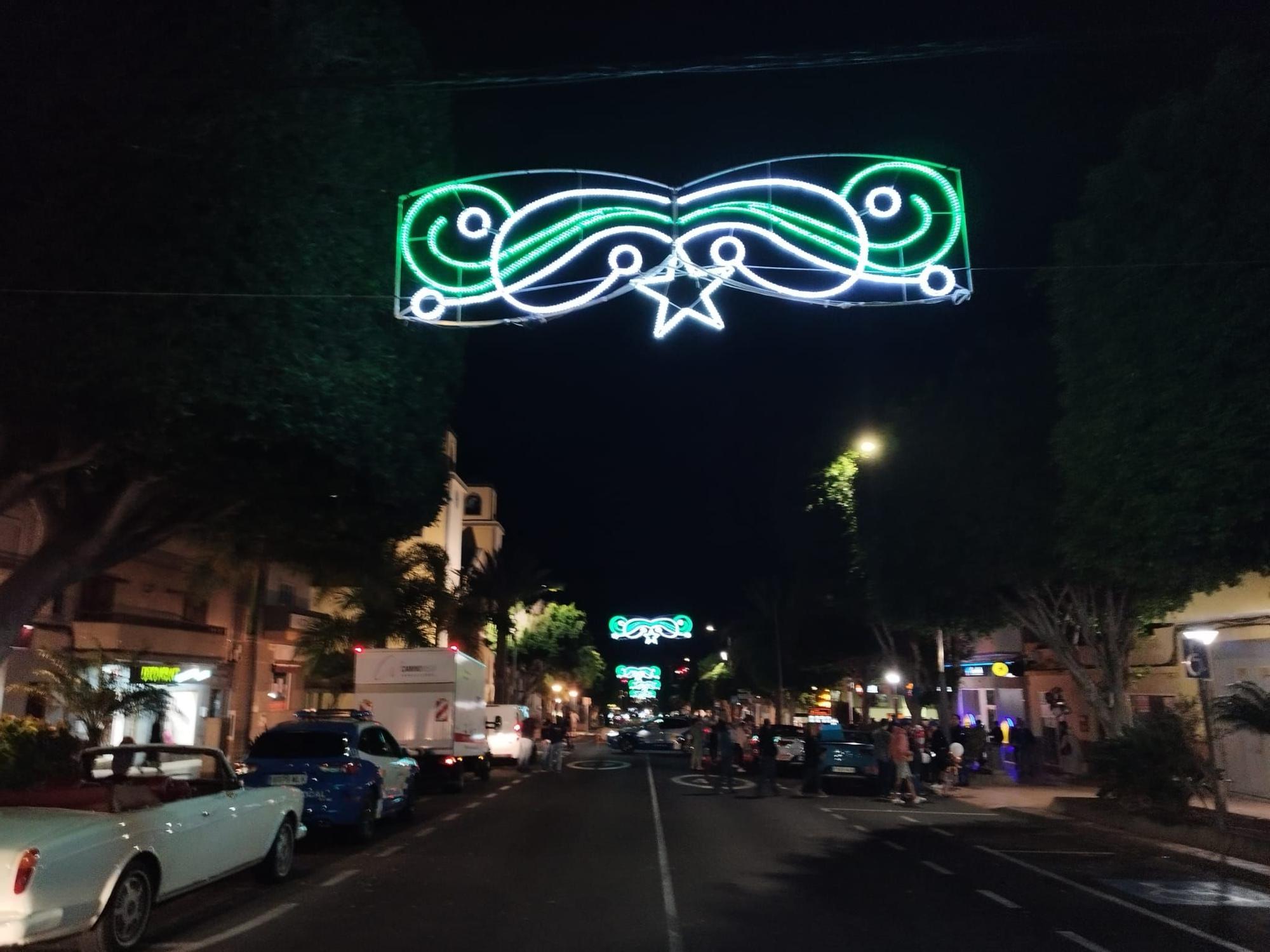Agüimes enciende sus luces de Navidad
