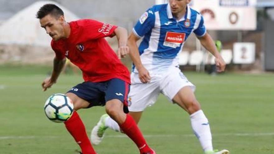 Guzmán, jugant contra l&#039;Espanyol B.