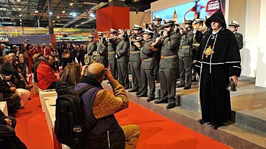 Promoción de la Semana Santa de Zamora durante la última edición de Fitur.