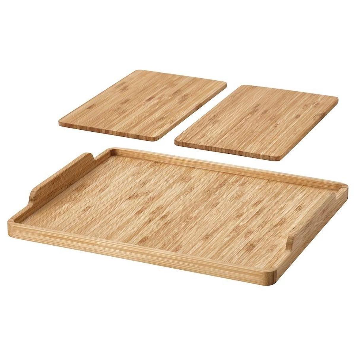 Set de bandejas de madera de edición limitada de Ikea