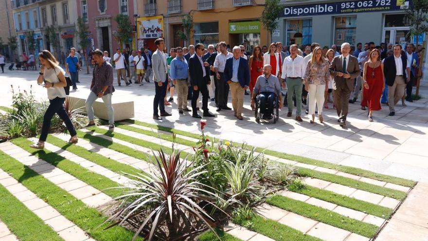 Acto de inauguración de la peatonalización de la Alameda Principal