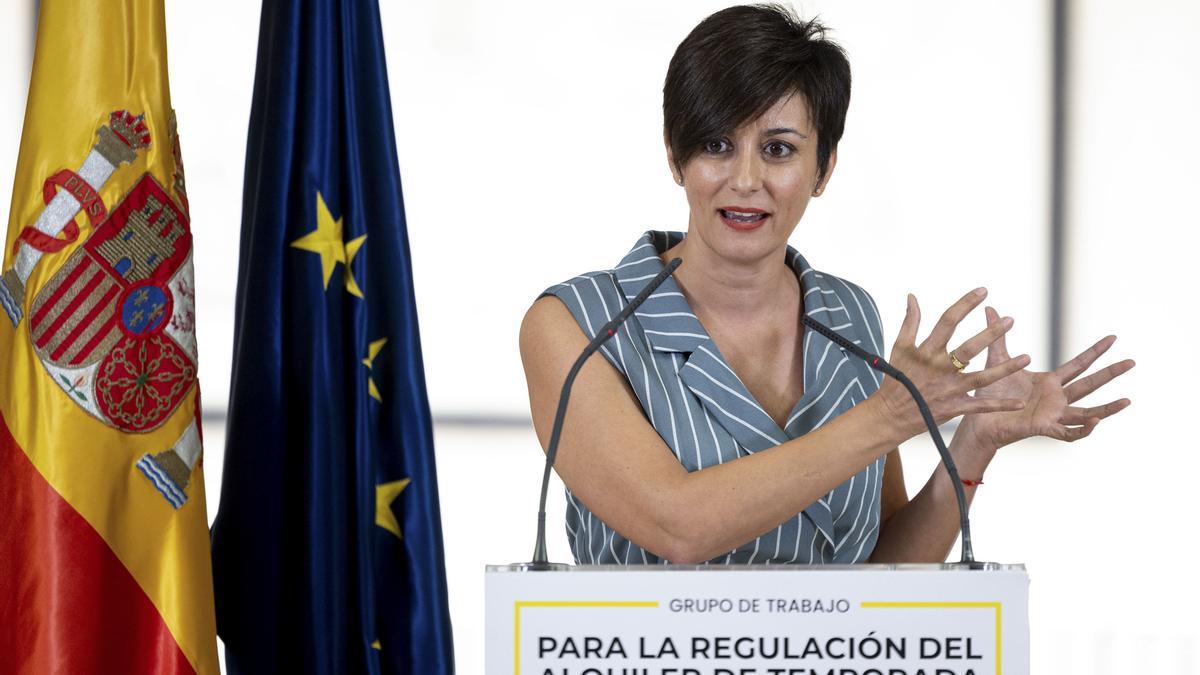 La ministra de Vivienda y Agenda Urbana de España, Isabel Rodríguez