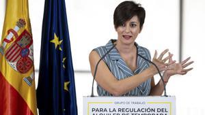 La ministra de Vivienda y Agenda Urbana de España, Isabel Rodríguez.