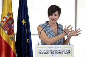 La ministra de Vivienda y Agenda Urbana de España, Isabel Rodríguez.