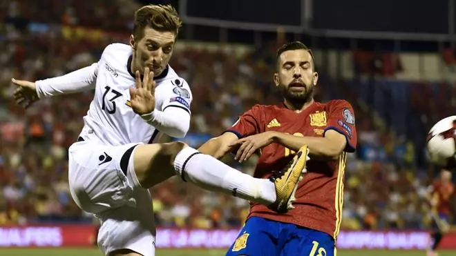 Balliu, un catalán jugando la Eurocopa con Albania
