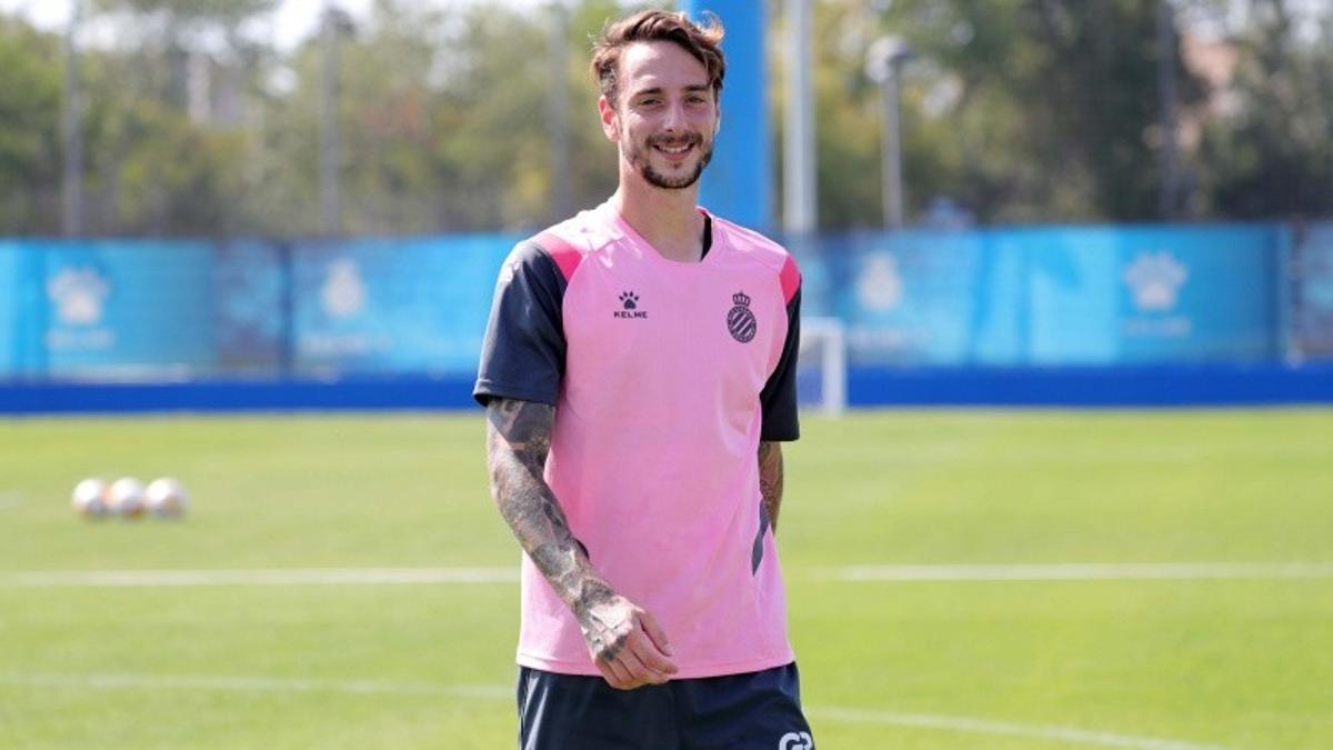 Fernando Calero, en una sesión de entrenamiento