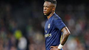 Soccer Football - La Liga Santander - Real Betis v Real Madrid - Estadio Benito Villamarin, Seville, Spain - March 8, 2020   Real Madrid’s Vinicius Junior    REUTERS/Marcelo Del Pozo