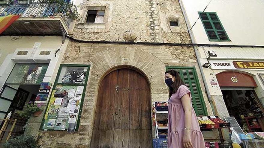 La fachada principal del emblemático inmueble de Sóller, que data del siglo XV.