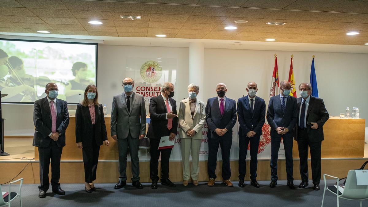 Ponentes de la Jornada organizada por el Consejo Consultivo de Castilla y León en Zamora