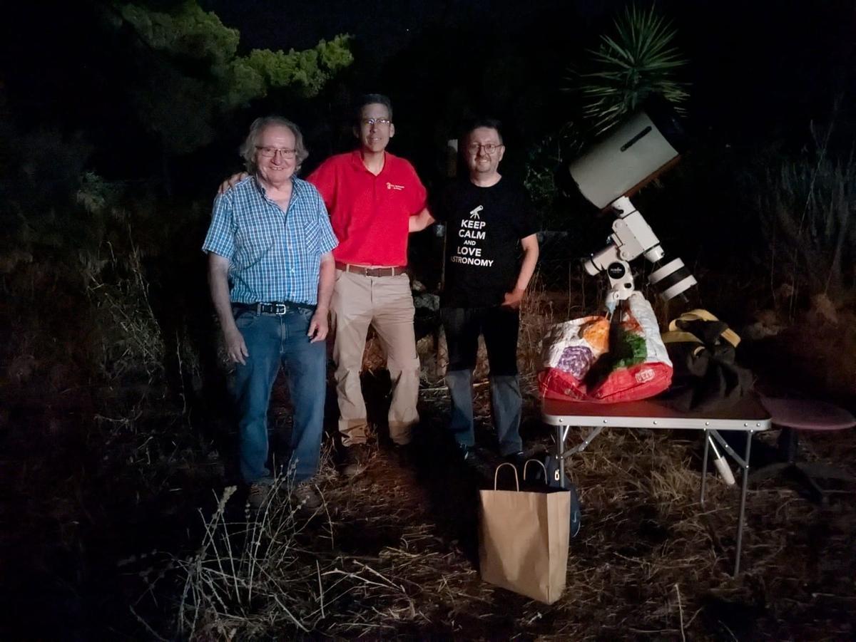 Observación estelar en una edición anterior de las Jornadas Astronómicas de Posadas.