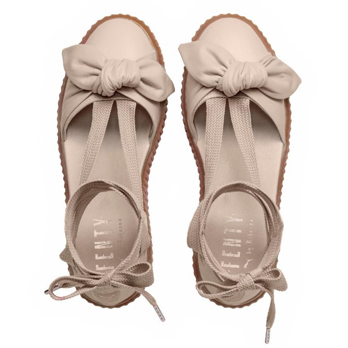 Sandalia Creeper en beige