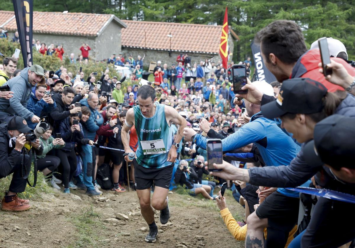 Jornet, en un dels trams d'aquesta edició de la Zegama