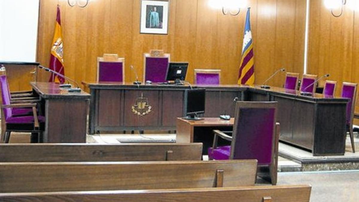 Sala de vistas F de los juzgados de Palma, donde tendrá lugar el interrogatorio.