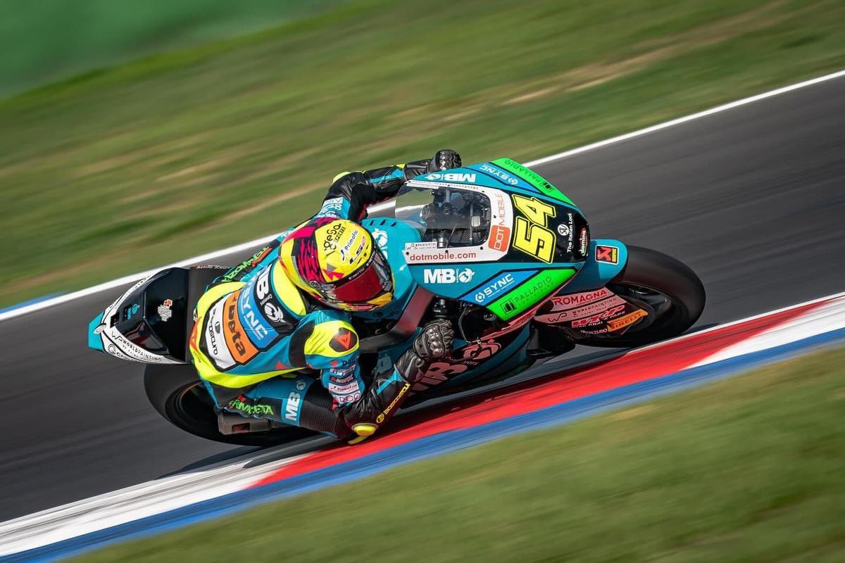 El piloto español de Moto2 Fermín Aldeguer.