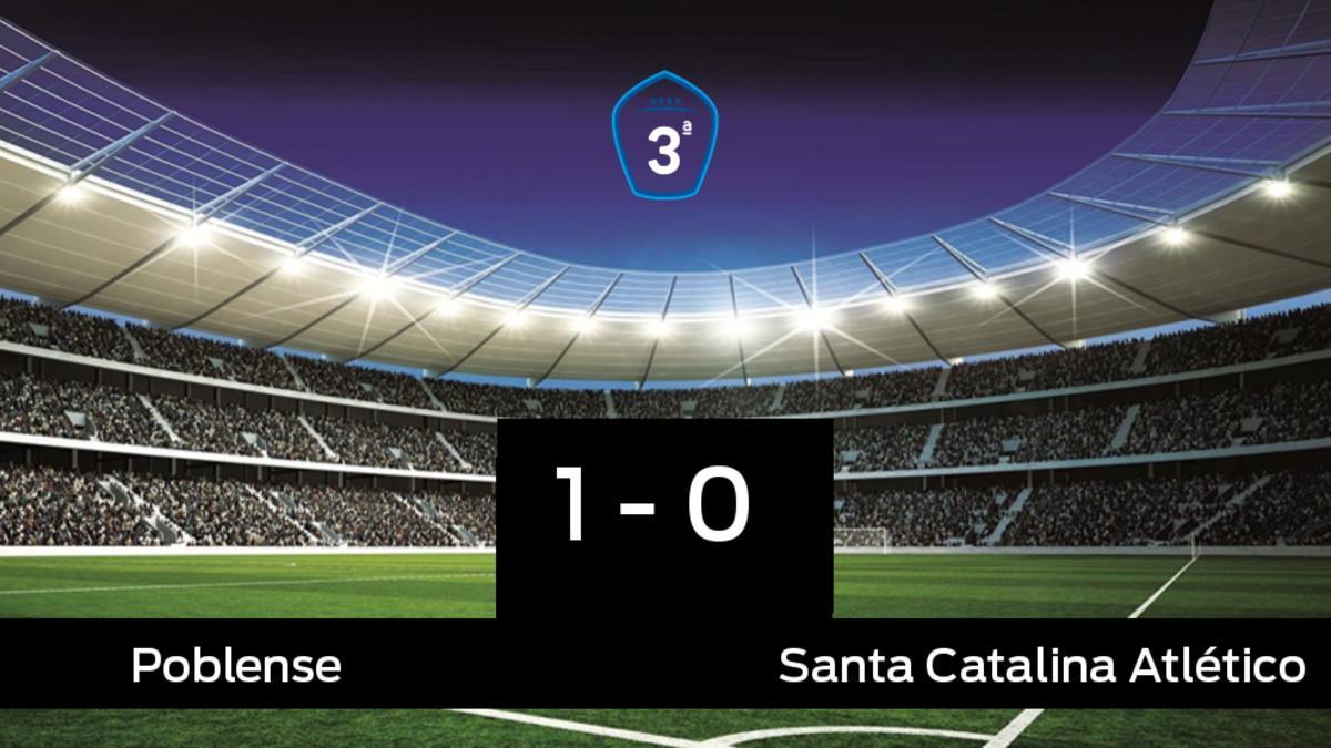 Tres puntos para el equipo local: Poblense 1-0 Santa Catalina Atlético