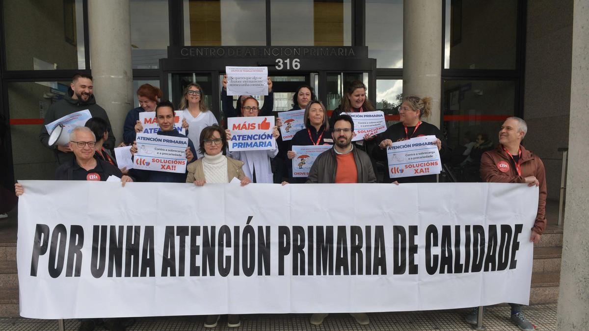 Profesionales de Atención Primaria urgen en A Coruña un "plan de choque" para "descongestionar" los centros de salud