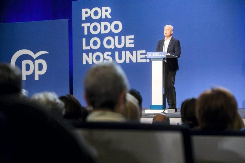 Mitin de Pablo Casado en Zaragoza el 6 de noviembre de 2019