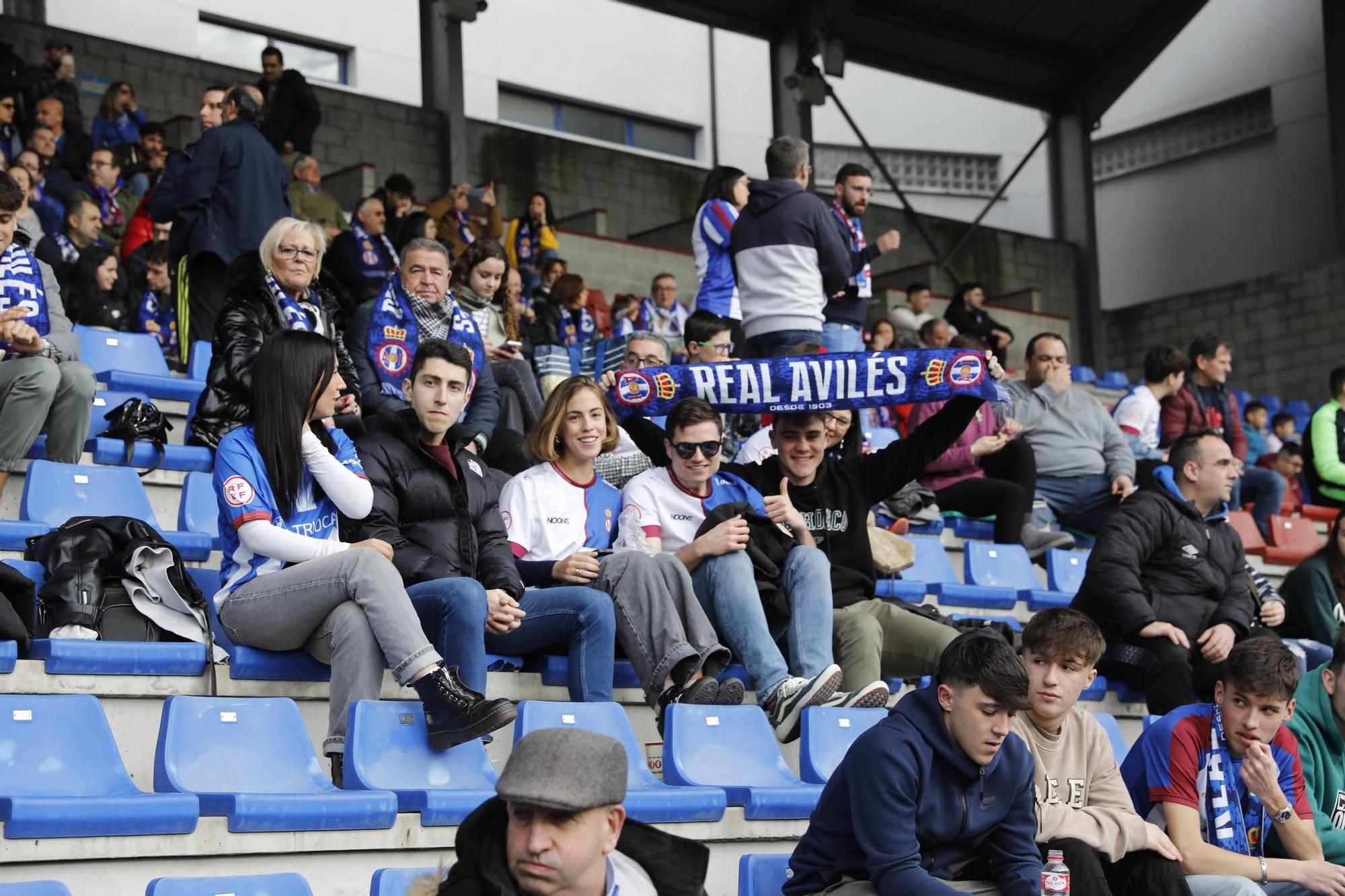 EN IMÁGENES: Así ha sido la victoria del Avilés en el derbi asturiano ante el Langreo