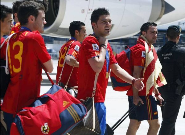 'La Roja' llega a Barajas