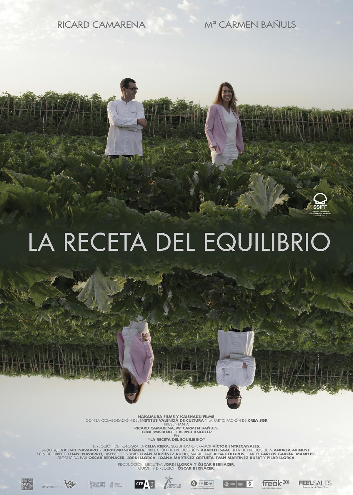 Cartel La receta del EQUILIBRIO.