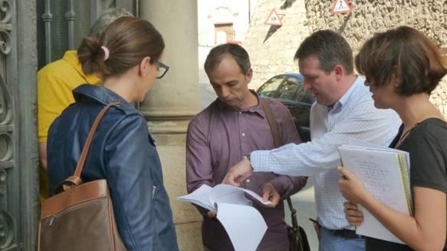 Técnicos de Justícia visitan los juzgados de Ontinyent  para licitar la ampliación