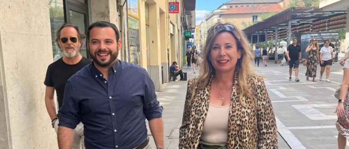 Eloy Tomé y Rocío Ferrero, candidatos de Zamora Sí. | Cedida
