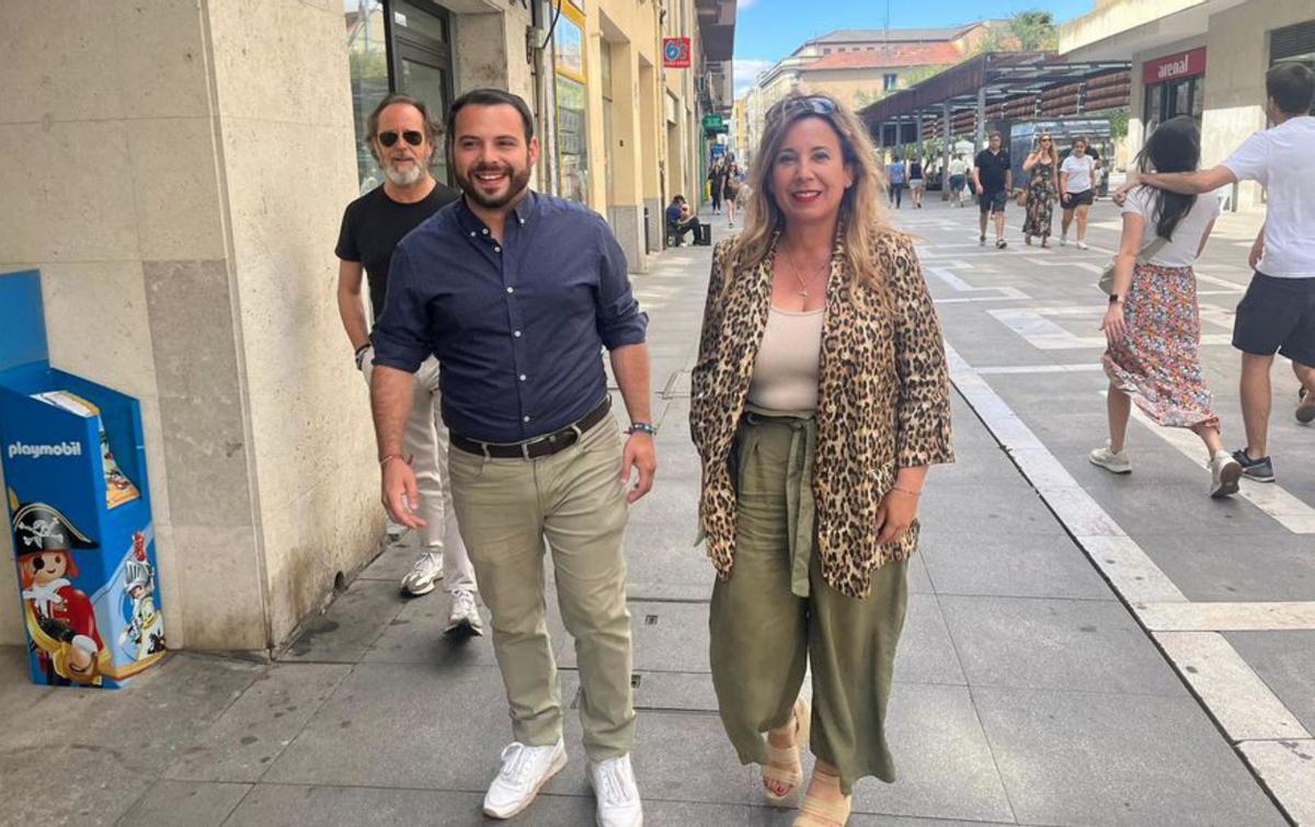 Eloy Tomé y Rocío Ferrero, candidatos de Zamora Sí. | Cedida