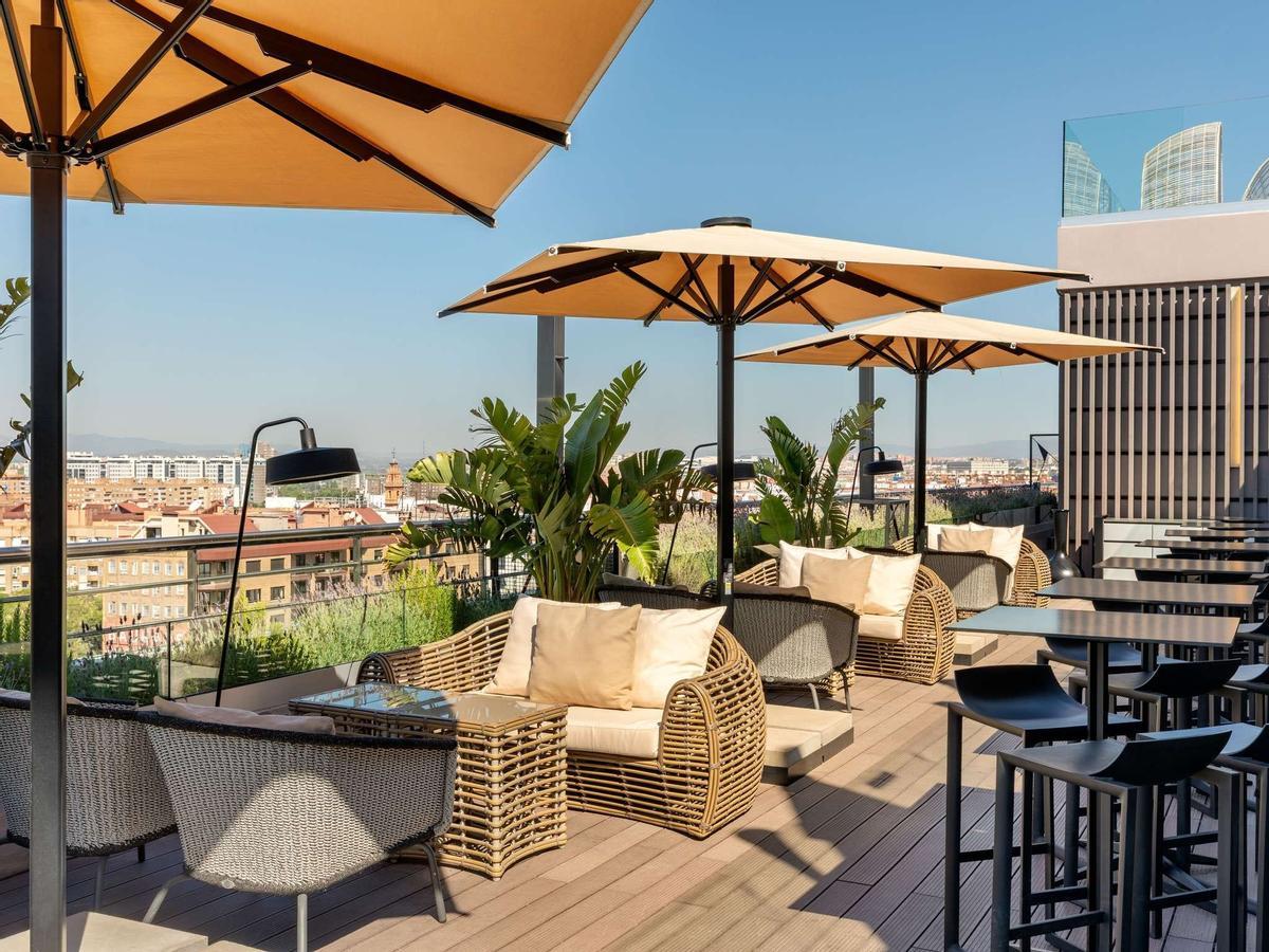 Rooftop de Novotel Valencia Lavant