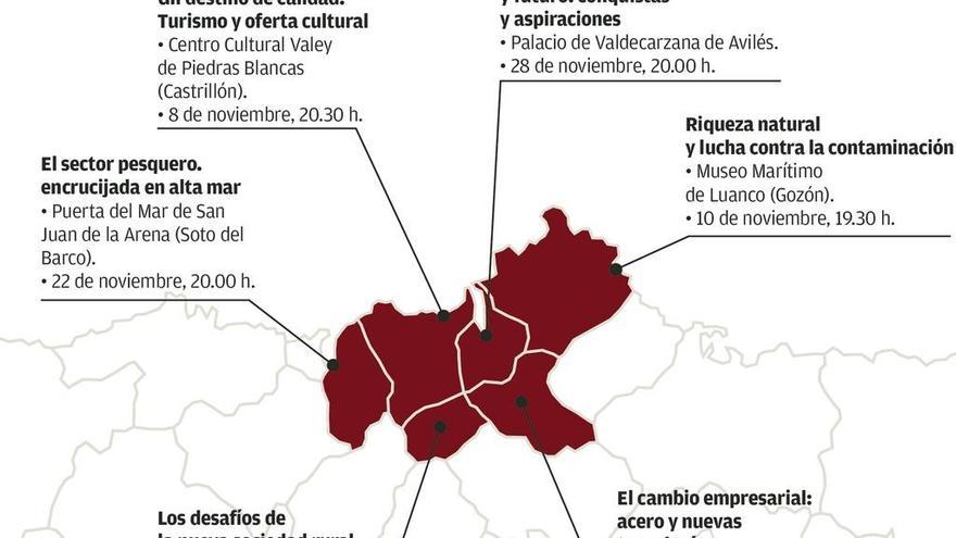 LA NUEVA ESPAÑA de Avilés celebra 25 años con ideas para impulsar la comarca