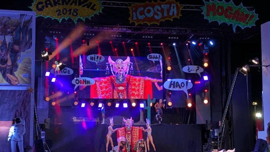 Los drag queens deslumbran en el Carnaval Costa Mogán